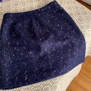 ALine mini tweed skirt